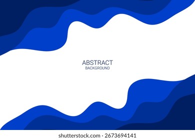 Fondo fluido de onda azul moderno. Anuncio de Tecnología. Ilustración vectorial. Fondo de pantalla Abstractas de Negocios
