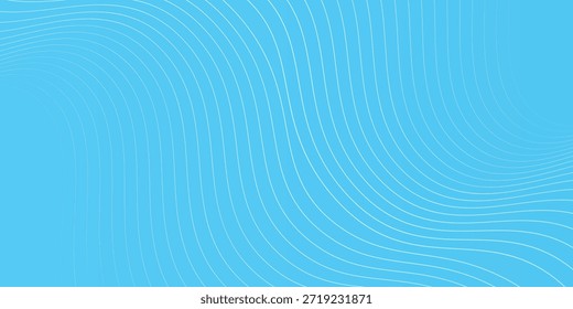 modern blue wave line pattern abstract background design for backdrop or fabric style texture illustration