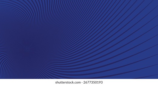 Modern Blue Wave Spiral Background. Vector Background Illustration