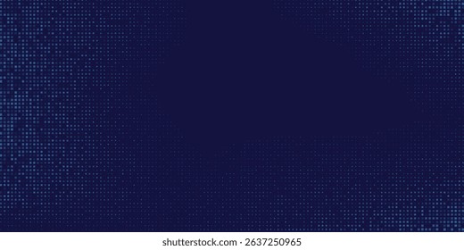 Modern blue wavy halftone background. Dot pop art sport style abstract
