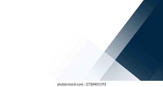 Fondo abstracto azul y blanco moderno con Formas geométricas y espacio de copia. Ilustración vectorial