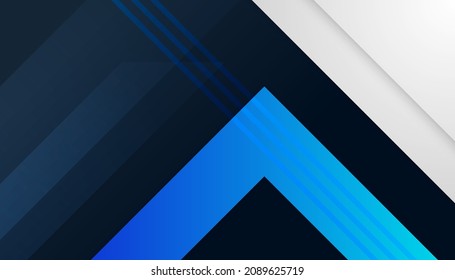 Modern blue white abstract presentation background with corporate concept