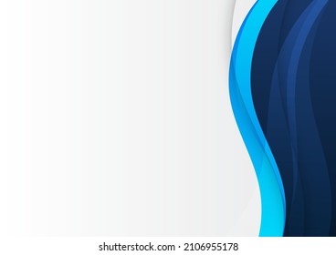Fondo de presentación abstracto moderno en blanco azul con concepto corporativo