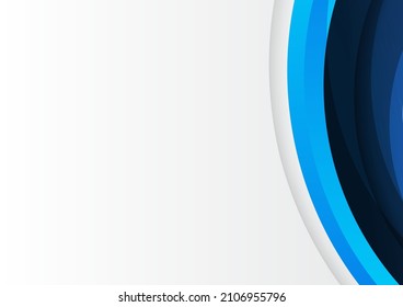 Fondo de presentación abstracto moderno en blanco azul con concepto corporativo