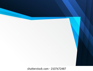 Modern blue white abstract presentation background with corporate concept