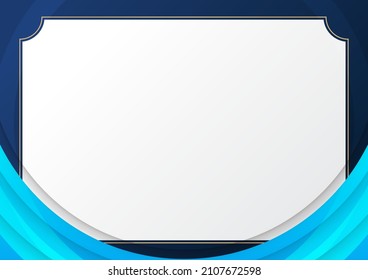 Modern blue white abstract presentation background with corporate concept