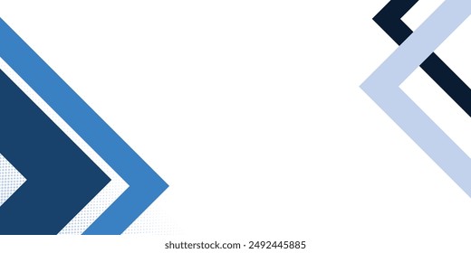 Modern blue white abstract presentation background with corporate concept