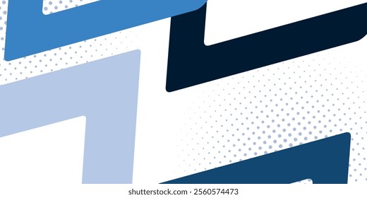 Modern blue white abstract presentation background with corporate concept. vector ilustration