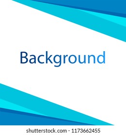 Modern Blue White Background Design Vector Image
