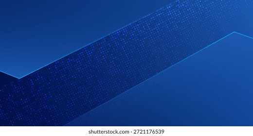 Moderno azul branco ponto padrão gradiente textura tecnologia fundo vetor futuro moderno