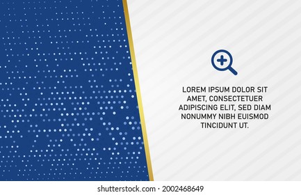 Modern Blue and White Presentation Background
