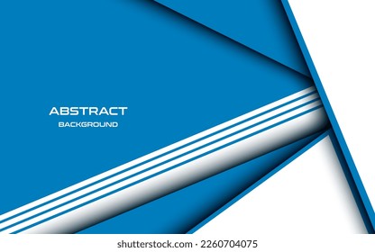 modern blue white shadow a combination diagonal abstract background. eps10 vector