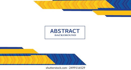 Modern blue and yellow abstract background.