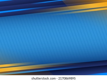 Vector de fondo azul y amarillo moderno
