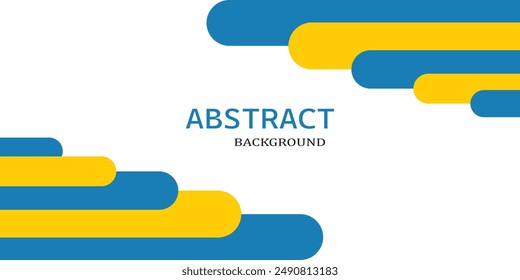 Fondo azul y amarillo moderno. Vector