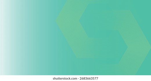 Modern blue and yellow gradient geometric shape background simple modern hexagon