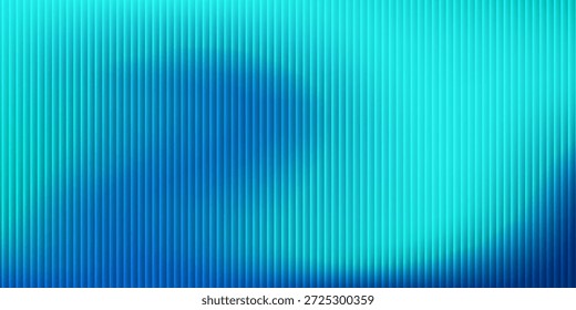 Moderno azul-verde abstracto gradiente habitación de estudio abstracto patrón de fondo paredes y piso reflejan luces de neón tonos oscuros Vector
