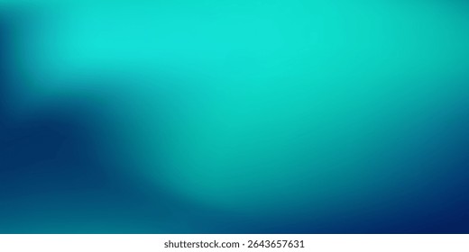 Modern blue-green gradient studio room abstract background pattern walls and floor reflect neon simple art