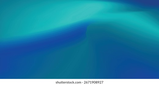 Modern Blue-green gradient studio room, abstract background pattern, walls and floor reflect neon lights, dark tones and feel speed of digital technology connected blue-green. Future technology.Eps 10