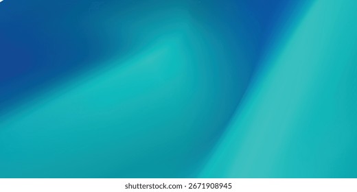Modern Blue-green gradient studio room, abstract background pattern, walls and floor reflect neon lights, dark tones and feel speed of digital technology connected blue-green. Future technology.Eps 10