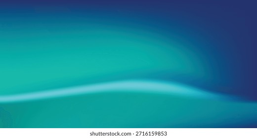 Las paredes y el piso del patrón abstracto del fondo de la sala de estudio del gradiente azul-verde moderno reflejan los tonos oscuros de las luces de neón y sienten la velocidad del moderno abstracto digital