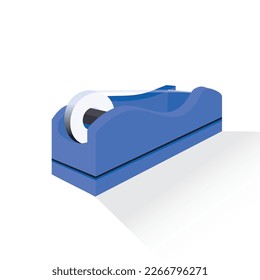 Modern Blueish Cello tab dispenser