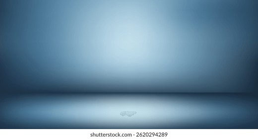 Modern blur abstract soft blue studio and wall background abstract modern