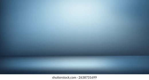 Modern blur abstract soft blue studio and wall background abstract simple