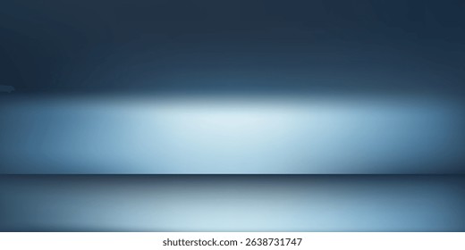 Modern blur abstract soft blue studio and wall background abstract simple art design