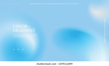 Modern Blurred Background for Wallpaper. Holographic Colorful Design for Cover. Abstract Blur Gradient Background. Vector Illustration