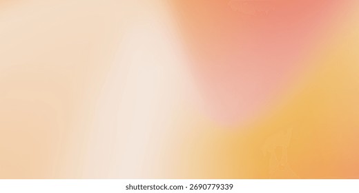 Fundo de gradiente de cor desfocado moderno, textura de gradação de grão vermelho amarelo abstrato, vetor textura de pêssego macio plano de fundo abstrato