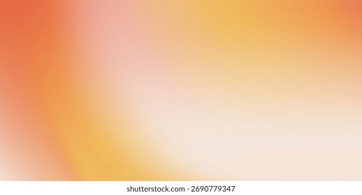 Modern Blurred color gradient background, abstract yellow red orange grain gradation texture, vector soft peach texture blur abstract background
