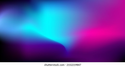 Modern Blurred Gradient Background. Trendy Minimalistic Backdrop for Poster, Brochure, Advertising, Placard, Invitation Card, Music Festival, Night Club, Landing Page Website