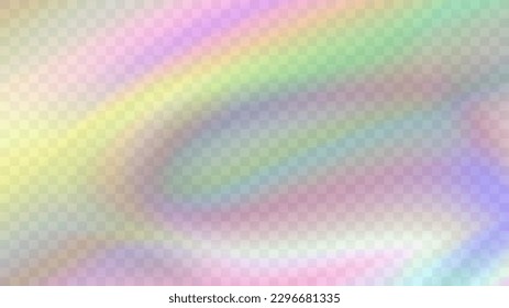Moderno degradado de gradiente borroso en un estilo retro de moda de los años 90 y 00. Estética del año 2000. Efecto prisma de la luz arcoiris. Reflexión del holograma. Plantilla de afiches para publicaciones en medios sociales, marketing digital, promoción de ventas