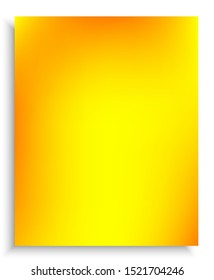 Modern blurry original background. Vector illustration element. Magic backdrop with smooth and soft shadow. Yellow trendy and easy editable colored banner template.