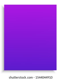 Modern blurry original background. Vector illustration layout. Fresh backdrop with smooth and soft shadow. Violet trendy and easy editable colored banner template.