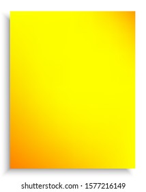 Modern blurry original background. Vector illustration wallpaper. Cool backdrop with smooth and soft shadow. Yellow trendy and easy editable colored banner template.