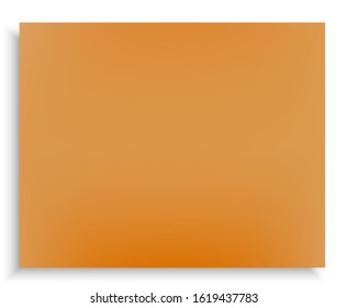 Modern blurry original background. Vector illustration layout. Fresh backdrop with smooth and soft shadow. Orange trendy and easy editable colored banner template.