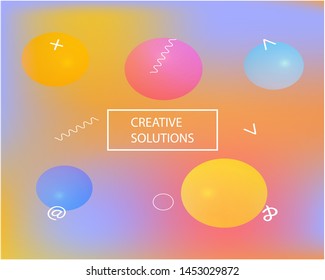 Modern blurry smooth background. Commercial backdrop with simple muffled colors. Vector illustration concept. Violet fluid colorful shapes for poster, presentation and banner.