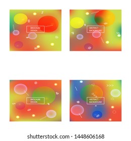 Modern blurry smooth background. Creative backdrop with simple muffled colors. Vector illustration space. Red fluid colorful shapes for poster, presentation and banner.