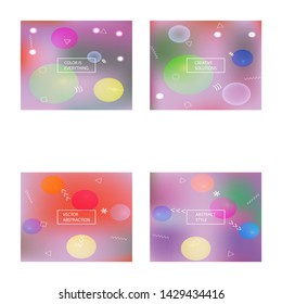 Modern blurry smooth background. Dynamic backdrop with bright rainbow colors. Vector illustration theme. Pink elegant and easy editable smooth banner template.