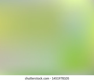 Modern blurry smooth background. Dynamic backdrop with simple muffled colors. Vector illustration flyer. Green fluid colorful shapes for poster, presentation and banner.