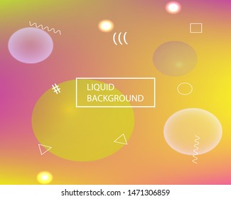 Modern blurry smooth background. Fresh backdrop with simple muffled colors. Vector illustration vintage. Pink fluid colorful shapes for poster, presentation and banner.