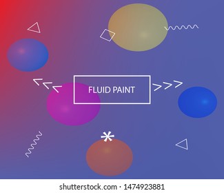 Modern blurry smooth background. Fresh backdrop with simple muffled colors. Vector illustration elements. Violet fluid colorful shapes for poster, presentation and banner.