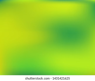 Modern blurry smooth background. Futuristic backdrop with bright rainbow colors. Vector illustration layout. Green fluid colorful shapes for poster, presentation and banner.