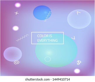 Modern blurry smooth background. Minimal backdrop with simple muffled colors. Vector illustration space. Violet fluid colorful shapes for poster, presentation and banner.