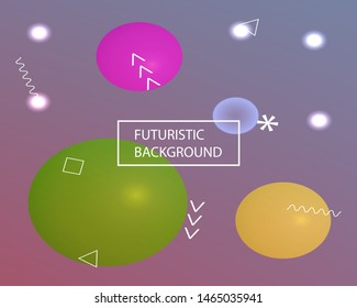 Modern blurry smooth background. Minimal backdrop with simple muffled colors. Vector illustration art. Violet fluid colorful shapes for poster, presentation and banner.