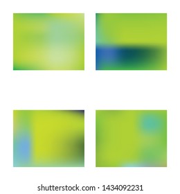 Modern blurry smooth background. Vector illustration vintage. Light backdrop with bright rainbow colors. Green fluid colorful shapes for poster, presentation and banner.