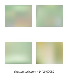 Modern blurry smooth background. Vector illustration pastel. Simple backdrop with bright rainbow colors. Green fluid colorful shapes for poster, presentation and banner.