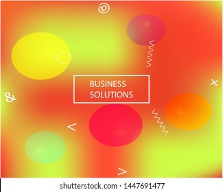 Modern blurry smooth background. Vector illustration texture. Minimal backdrop with bright rainbow colors. Red fluid colorful shapes for poster, presentation and banner.